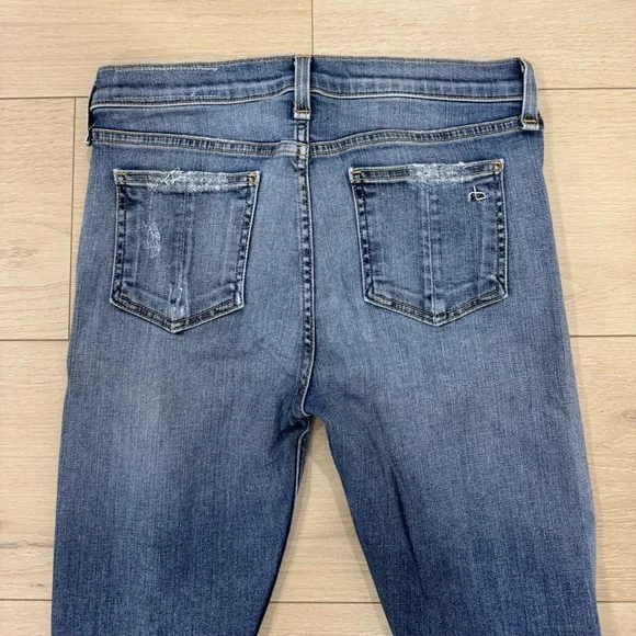 Rag & Bone Skinny Distressed Jeans